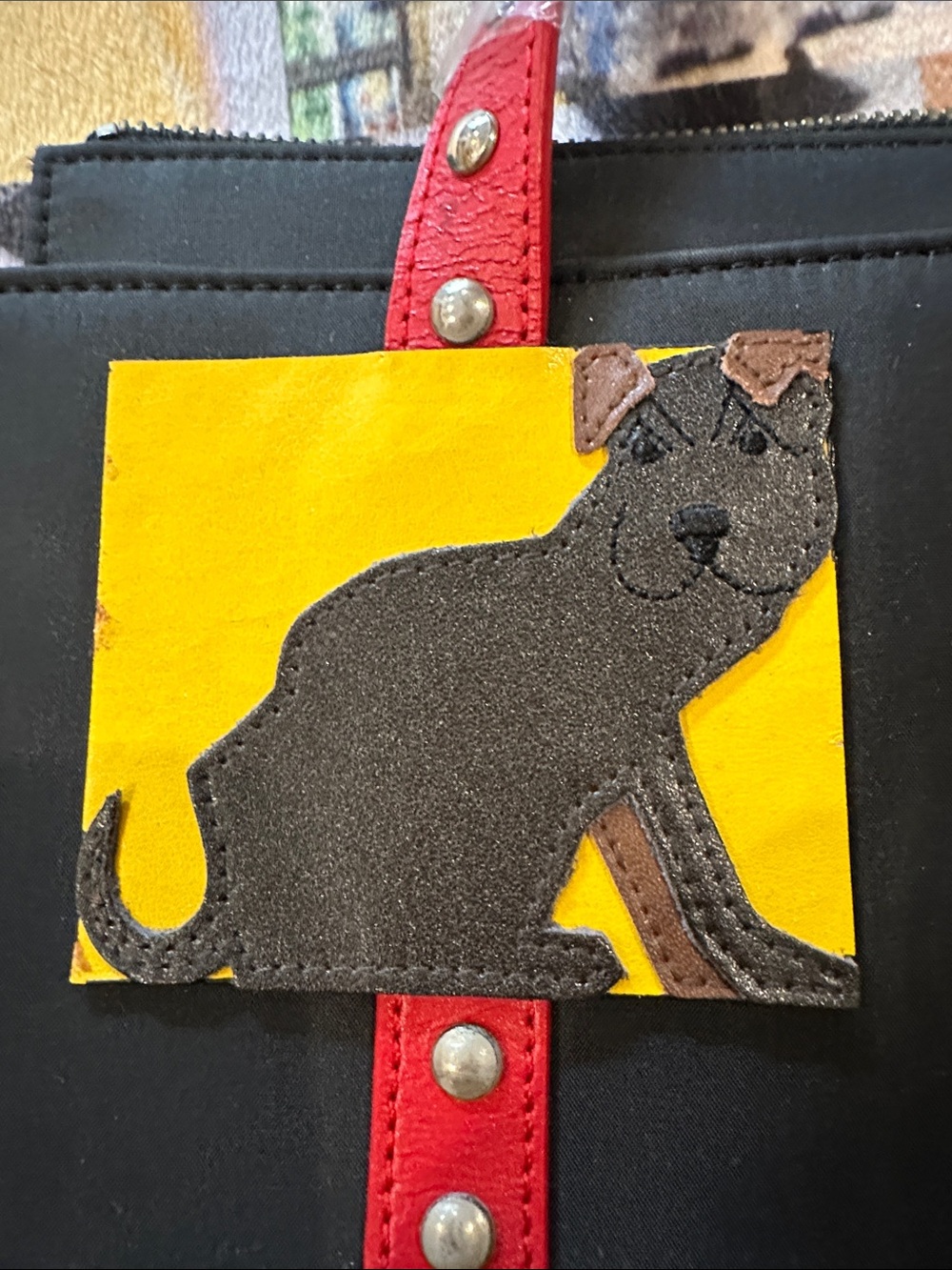 NWT RARE VINTAGE Michael Simon “Dogs” Bag - Picture 4 of 10